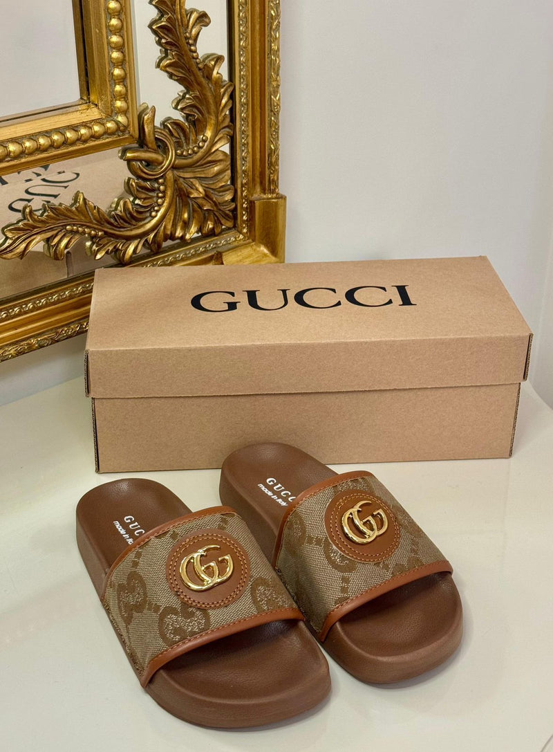 Sandália Slide Feminina Gucci
